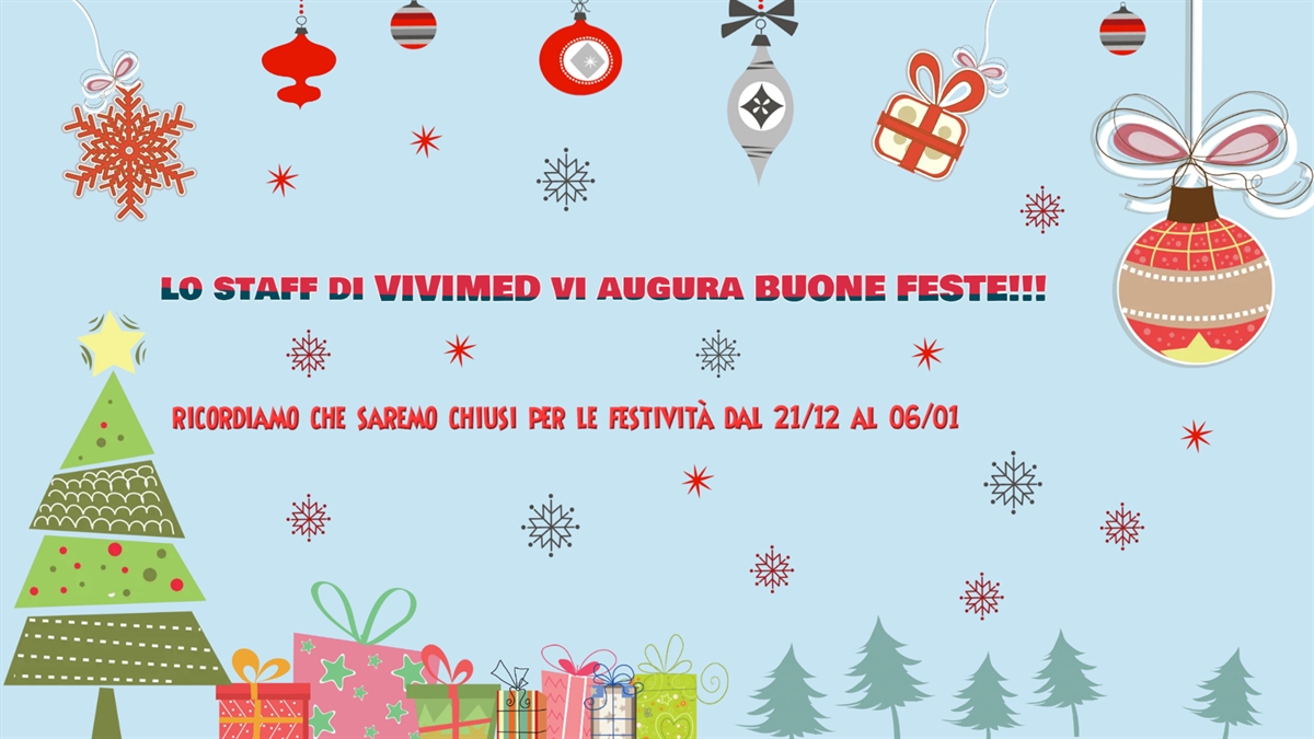 CHIUSURA PER LE FESTIVITA'